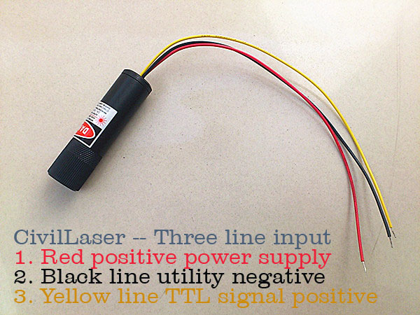 TTL modulation 850nm 3mw~5mw IR Infrared dot laser module